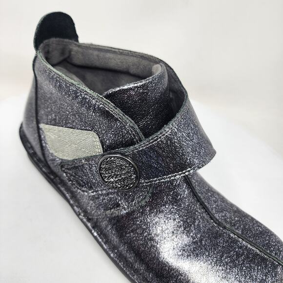 Alegria Caiti Boot Women EU38/US8-8.5 Graphite Silver Leather Comfort Cat-188 - Picture 10 of 15
